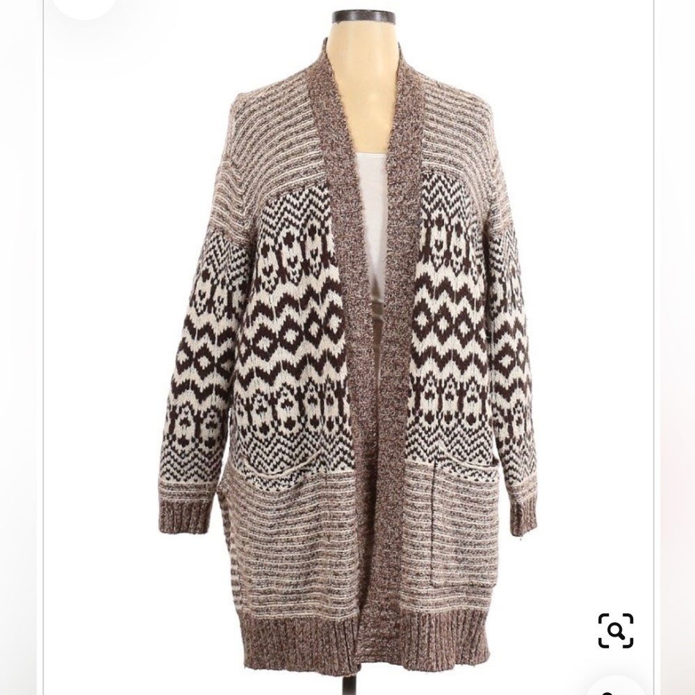 American Eagle Knit Duster Cardigan Sweater